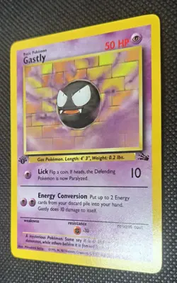 Pokemon TCG Gastly Fossil Unlimited Uncommon Card 33/62 NM Condition 1999 WOTC - Image 3
