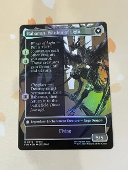 Magic The Gathering, Dion, Bahamut's Dominant, Borderless, ENG, Foil, NM - Image 2