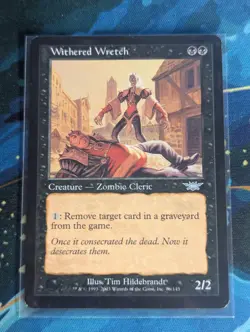 MTG Withered Wretch - NM - Legions - Image 1