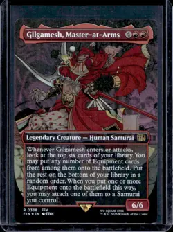 2025 Magic MTG Final Fantasy Gilgamesh Master-at-Arms BL Rare #0338 - Image 1