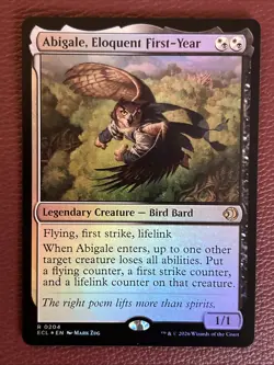 Abigale, Eloquent First-Year Lorwyn Eclipsed Foil - Image 1