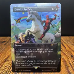 1x Deadly Rollick, 1754, Foil, Secret Lair Drop - Deadpool, MTG - Image 1