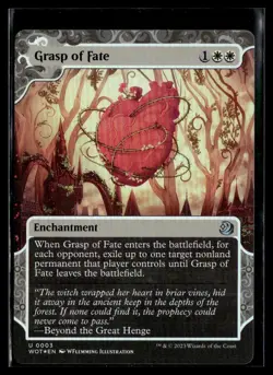2023 MTG WOT Grasp of Fate U Foil Enchantment #3 - Image 1
