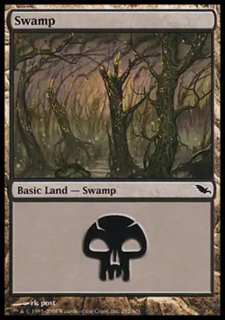 Swamp (292) - Foil NM, English MTG Shadowmoor - Image 1
