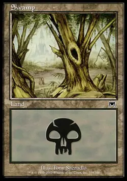 Swamp (339) - Foil NM, English MTG Onslaught - Image 1