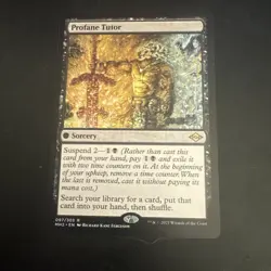 1x MTG Profane Tutor - Modern Horizons 2 (MH2) #97 - Magic the Gathering - Image 1
