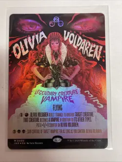 MTG Magic the Gathering Innistrad Remastered Foil #490 Olivia Voldaren Mythic - Image 1