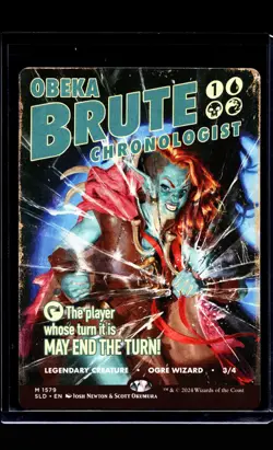 MTG Magic the Gathering SLD Secret Lair Poster #1579 Obeka Brute Chronologist - Image 1
