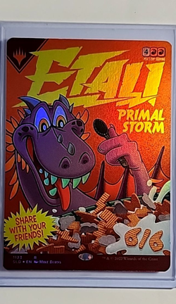 2022 MTG Magic the Gathering Secret Lair Poster Foil #1123 Etali Primal Storm - Image 1