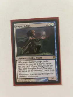 MTG Augury Adept Commander 2013 227/356 Regular Rare - Image 1