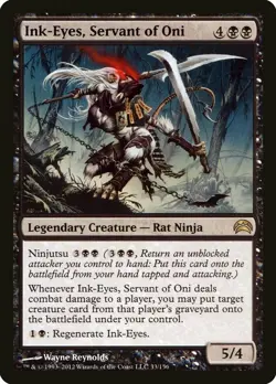 Ink-Eyes, Servant of Oni: MtG Magic the Gathering Planechase 2012 Rare - Image 1