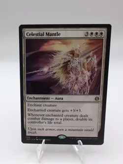 MTG Magic the Gathering Celestial Mantle Jumpstart Regular NM - Image 2