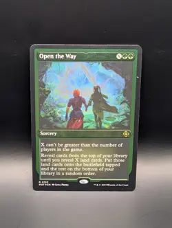 MTG - Open the Way - FOIL ETCHED - Sorcery - MAT #123 - Rare - Image 1