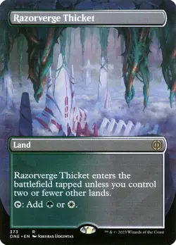 Razorverge Thicket-Phyrexia: All Will Be One-Borderless-Regular-373-NM - Image 1
