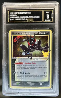 2019-2023 Pokemon SWSH Black Star Promos Greninja Holo #SWSH144 GMA 9 - Image 1