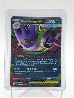 MEGA GENGAR EX 2025 POKEMON PHANTASMAL FLAMES DOUBLE RARE A 056/094 Q5542 - Image 1