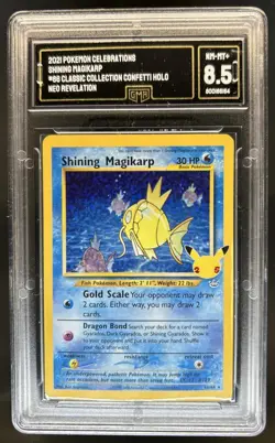2021 Pokemon SWSH Shining Magikarp Classic Collection Holo #66/64 GMA 8.5 - Image 1
