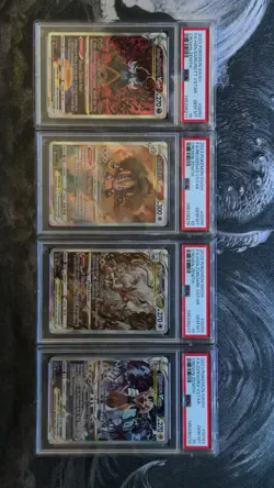 POKEMON CROWN ZENITH PSA 10 CARD LOT; ZOROARK REGIGIGAS SAMUROTT ZERAORA VSTAR - Image 1