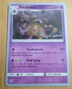 Garbodor 51/145 2018 World Championships Pokemon Rare TCG Magnus Pedersen LP - Image 1