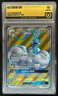 2018 Pokemon Sun & Moon Dragon Majesty Altaria #68/70 GG 10 - Image 1