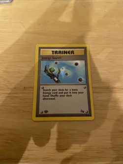 Pokemon TCG Energy Search Fossil Unlimited Common 1st Edition - Image 2