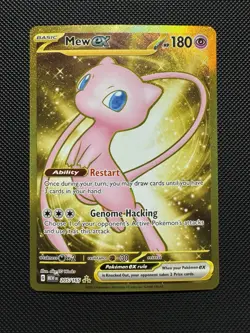 Pokemon TCG Mew ex 205/165 Sv: Scarlet & Violet 151 Gold Hyper Rare Near Mint - Image 1