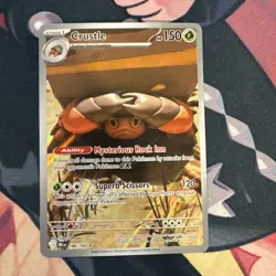 Crustle 186/182 Holo - NM - Pokemon TCG SV10 Destined Rivals Illustration Rare - Image 1