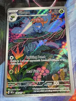 Gloom 198/197 Illustration Rare Obsidian Flames Pokemon - Image 1