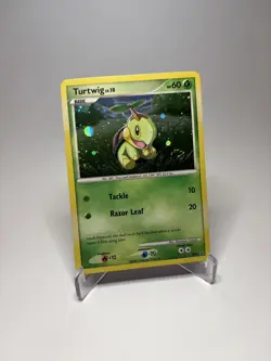 2007 POKEMON TCG TURTWIG DP01 DIAMOND & PEARL PROMO HOLO LP - Image 1