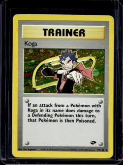 2000 Pokemon Gym Challenge Koga Holo #19/132 - Image 1