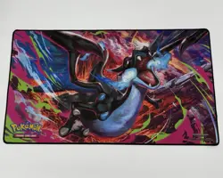 Pokemon Mega Charizard X ex UPC Playmat, Deckbox, Sleeves, Coin, Damage Counters - Image 2
