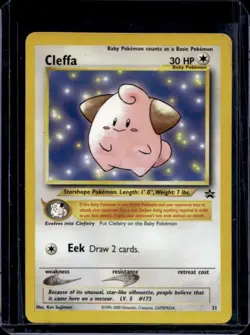 1999 Pokemon Wizards Black Star Promos Cleffa #31 - Image 1