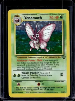 1999 Pokemon Jungle Venomoth #13/64 - Image 1