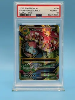 🔥🔥 PSA 10 M Venusaur EX (Full Art) 100/108 Evolutions Holo 🔥🔥 Pokemon - Image 1