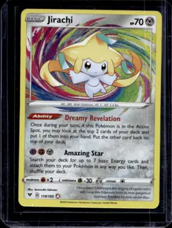 2020 Pokemon SWSH Vivid Voltage Jirachi #119/185 - Image 1