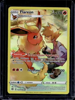 2022 Pokemon SWSH Brilliant Stars Flareon Trainer Gallery Holo #TG01/TG30 - Image 1