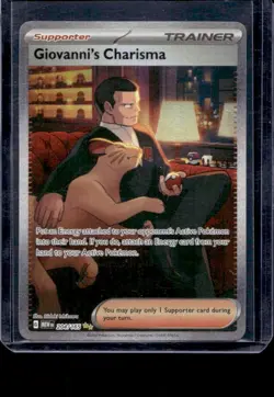 Pokemon - Giovanni's Charisma - 204/165 - SV 151 - Special Illustration Rare - Image 1