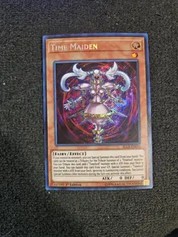 Time Maiden BLLR-EN035 - Secret Rare - 1st Edition Yugioh - Image 1