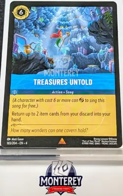 Treasures Untold NM-MINT Disney Lorcana TCG non holo 165/204 EN4 - Image 1