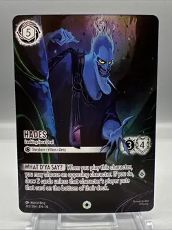 ICONIC Hades Looking for a Deal - 2025 DISNEY LORCANA Whispers in the Well #242 - Image 1