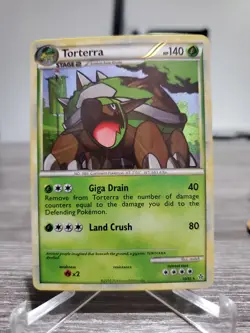 Torterra 10/95 2010 HGSS Unleashed Set Pokemon Card Holo Rare Nm - Image 1