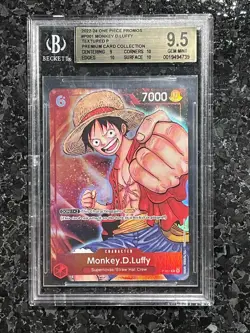 Monkey.D.Luffy (Premium Card Collection -BANDAI CARD GAMES Fest. BGS 9.5 - Image 1