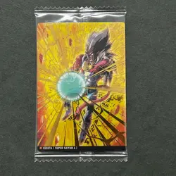 S4824 Vegeta 4-21 SR Japanese Dragon Ball Itajaga Card Wafer Sealed Vol.4 F8 - Image 1
