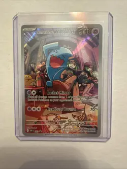 Team Rocket's Wobbuffet 203 Sv: Scarlet & Violet Promo Cards Holo - Image 1