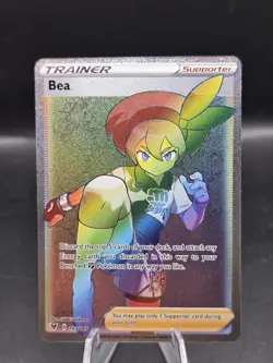 Bea 193/185 Vivid Voltage NM Full Art Secret Rainbow Rare Pokemon Card - Image 1