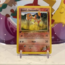 Pokemon Card - Blaine's Charmander Gym Heroes 61/132 Common 1st Edition - Image 1