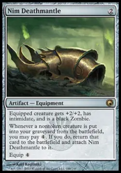 Nim Deathmantle -Foil Light Play MTG Scars of Mirrodin - Image 1