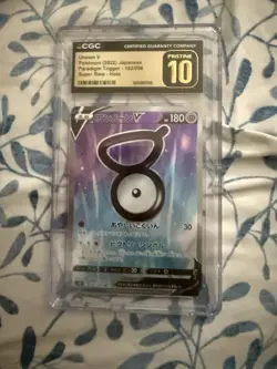 Unown V #102/098 SR CGC 10 Pristine Pokemon card Japanese - Image 1