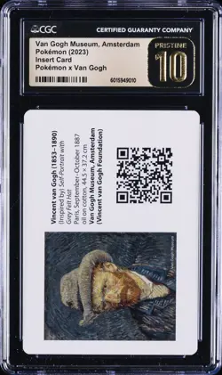 2023 POKEMON INSERT CARD VAN GOGH MUSEUM, AMSTERDAM CGC 10 PERFECT - Image 1