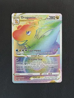 Dragonite VSTAR - 081/078 - Pokemon Go Sword & Shield Secret Rare Card NM - Image 1